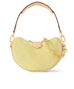 Louis Vuitton Croissant Pm Bag Monogram Vernis Leather Chic And Yellow 25Cm M24020