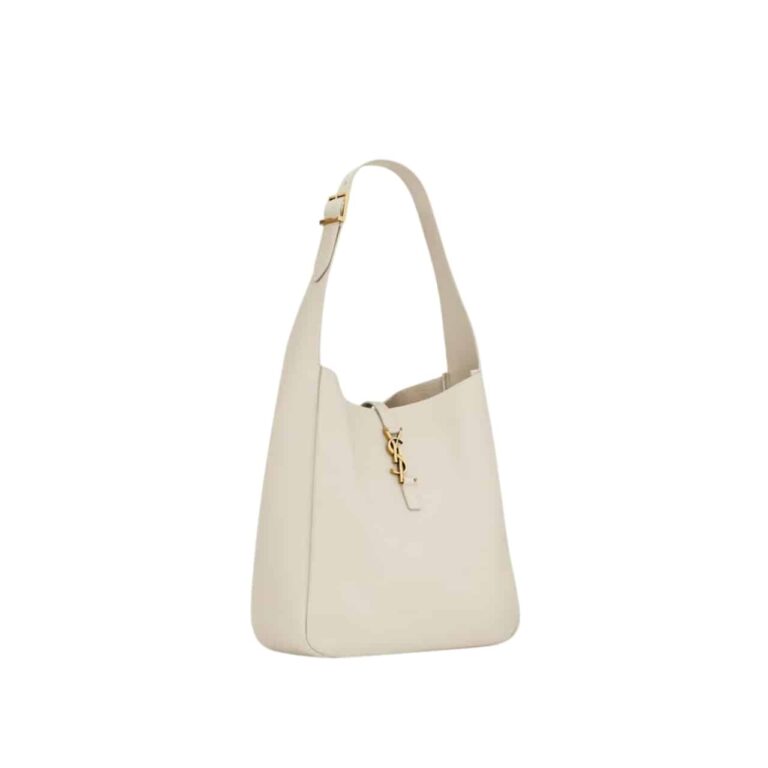 Saint Laurent Le 5 À 7 Supple Large In Grained Leather White 31Cm 753837Aaauq9207 - Image 4