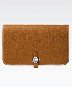Hermes Dogon Duo Long Wallet Brown
