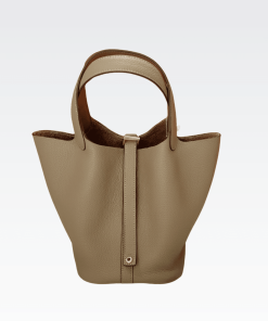 Hermes Picotin Clemence Gold Hardware Beige 22Cm