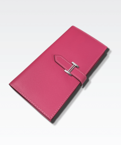 Hermes Bearn Wallet Epsom Pink