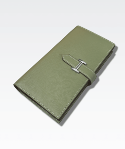 Hermes Bearn Wallet Epsom Green