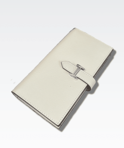 Hermes Bearn Wallet Epsom White