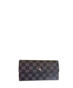 Louis Vuitton Emilie Wallet Damier Black 19Cm