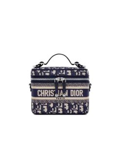 Dior Small Diortravel Vanity Case Blue 23Cm S5529Vriwm928