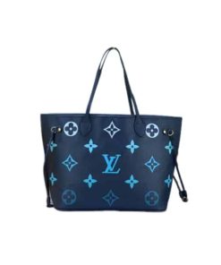Louis Vuitton Neverfull Mm Blue 31Cm