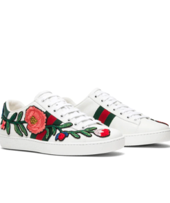 Gucci Wmns Ace Embroidered Floral 431917 A38G0 9064