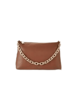 Saint Laurent Smooth Leather Medium Pedro Bag Brown