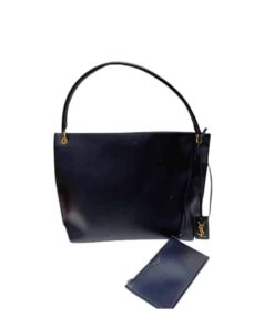 Saint Laurent Tote In Smooth Leather Black