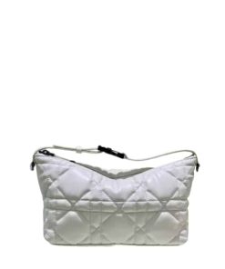 Dior Medium Diortravel Nomad Pouch White 22Cm