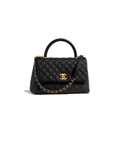 Chanel Medium Coco Flap Bag With Top Handle 26Cm