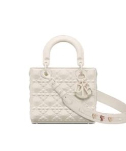 Dior Lady My Abcdior Blush Bag White 20Cm