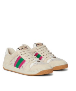 Gucci Wmns Screener White Gg Lamé 577684 2C830 9150