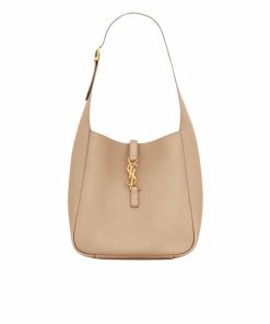 Saint Laurent Le 5 À 7 Supple Small In Grained Leather Rose 24Cm