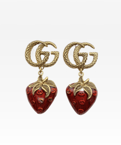 Gucci Gg Strawberry Earrings