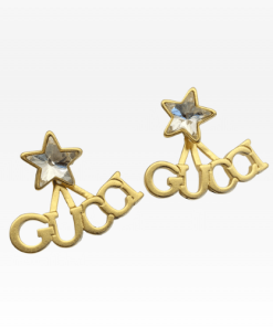 Gucci Crystal Star Gold Earrings 679076 J1D50 8031