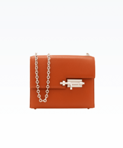 Hermes Verrou Chaine Bag Brown 17Cm