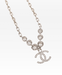 Chanel Cc Silver Necklace