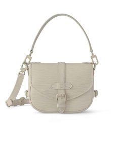 Louis Vuitton Saumur Bb Bag Grey 20Cm