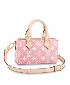Louis Vuitton Nano Speedy Monogram Pink 17Cm
