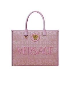 Versace Allover Large Tote Bag Pink 39Cm 1004741 1A08199 Dtu Unica 2N77V