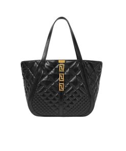 Versace Greca Goddess Large Tote Bag Black 35Cm 1011570 1A08569 1B00V