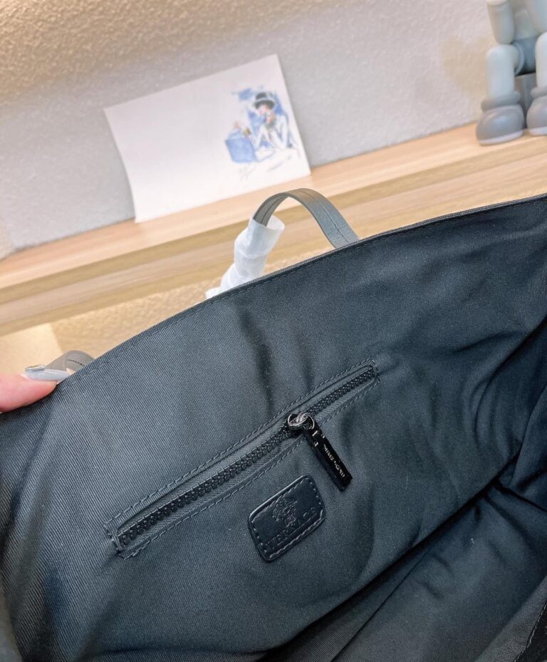 Versace Canvas Logo Tote Bag Black 36Cm - Image 9