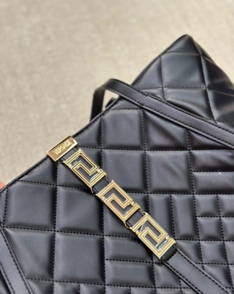 Versace Greca Goddess Large Tote Bag Black 35Cm 1011570 1A08569 1B00V - Image 8