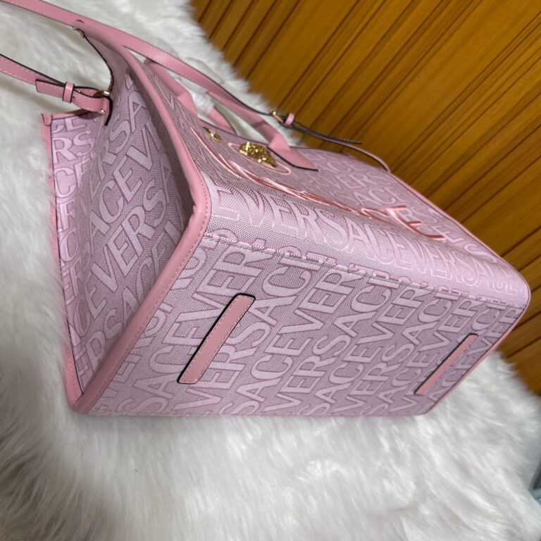 Versace Allover Large Tote Bag Pink 39Cm 1004741 1A08199 Dtu Unica 2N77V - Image 6