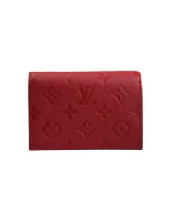 Louis Vuitton Cléa Wallet Tourterelle Red