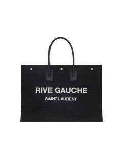 Saint Laurent Rive Gauche Tote Bag Black 48Cm