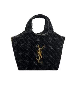 Saint Laurent Icare Maxi Shopping Bag Black 39Cm