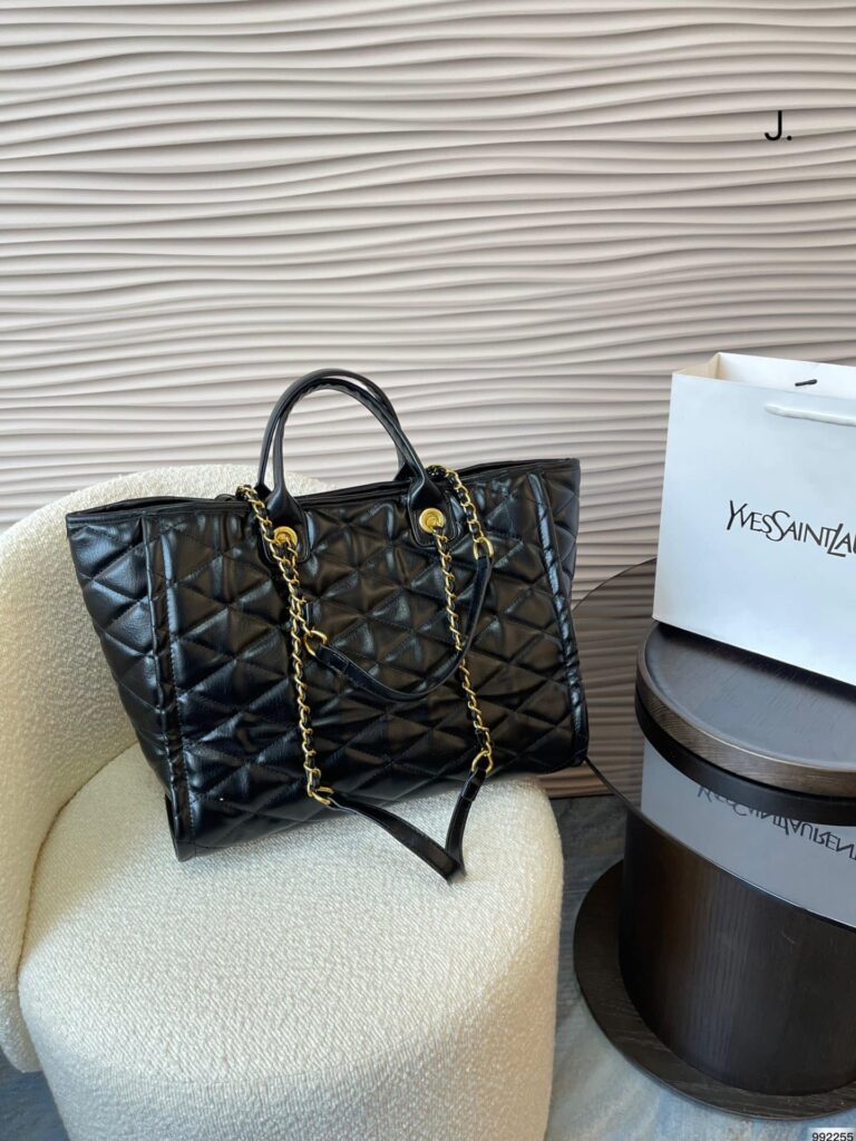 Saint Laurent Shopping Tote Bag Black 40Cm - Image 3