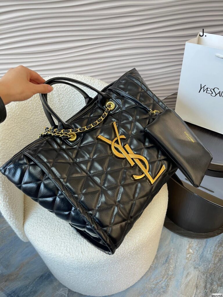 Saint Laurent Shopping Tote Bag Black 40Cm - Image 6