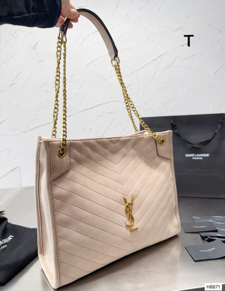 Saint Laurent Medium Niki Shopping Bag Beige 33Cm - Image 2