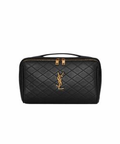 Saint Laurent Gabby Vanity Case Black 24Cm 7531711El071000