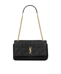 Saint Laurent Jamie Medium In Lambskin Black 26Cm 515821Cop671000