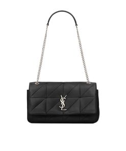 Saint Laurent Jamie Medium In Lambskin Black 26Cm