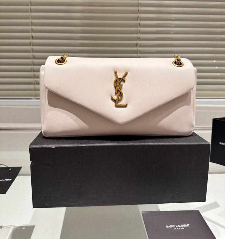 Saint Laurent Calypso In Plunged Lambskin White 27Cm 734153Aacqo9227 - Image 2