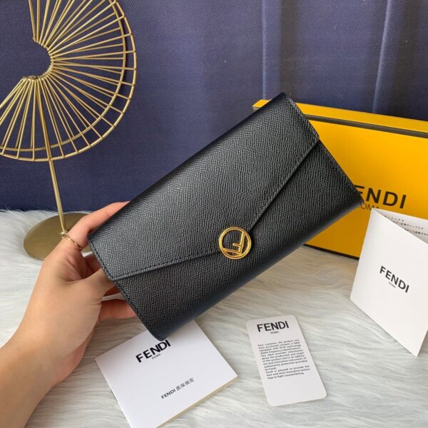 Fendi Continental Wallet Black 8M0251A18Bf0Kur - Image 3