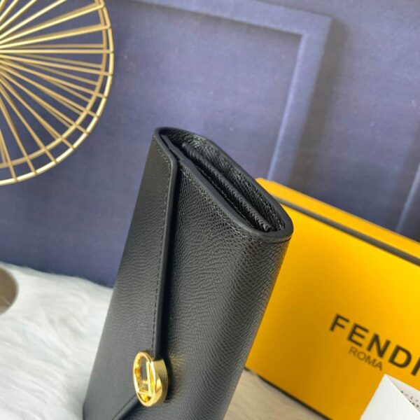 Fendi Continental Wallet Black 8M0251A18Bf0Kur - Image 5