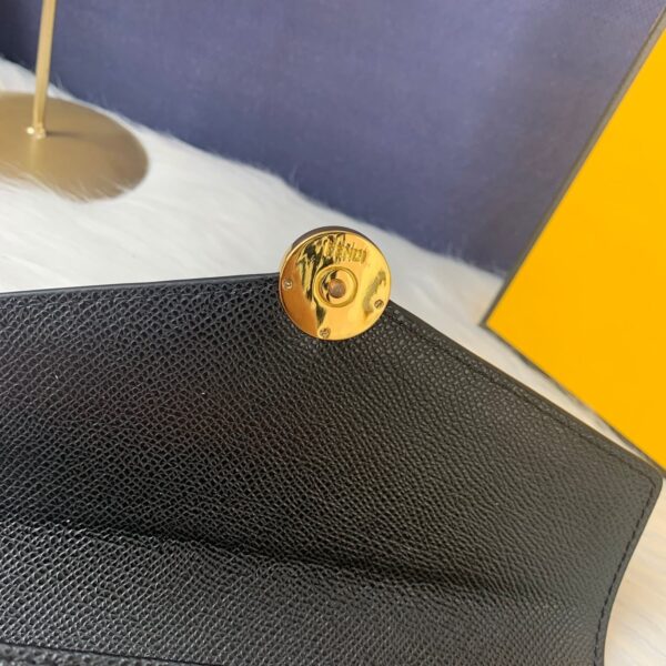 Fendi Continental Wallet Black 8M0251A18Bf0Kur - Image 7