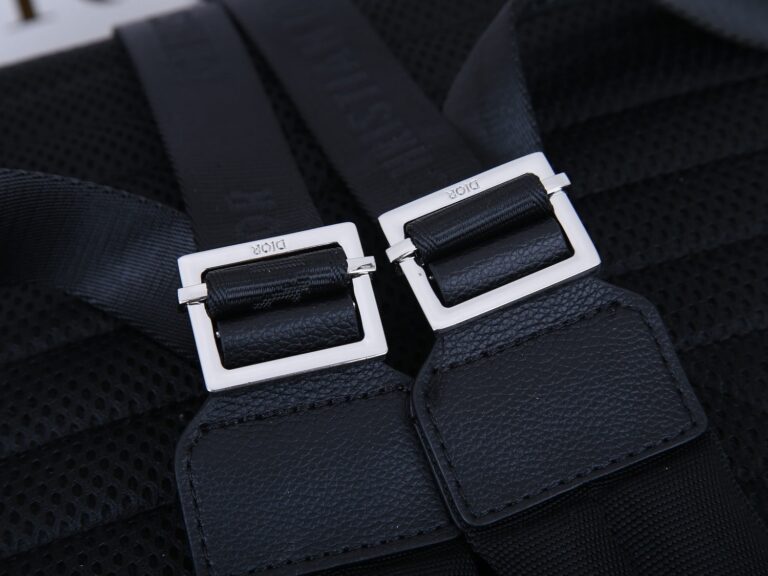 Dior Rider Backpack Oblique Jacquard Beige And Black 40Cm - Image 8