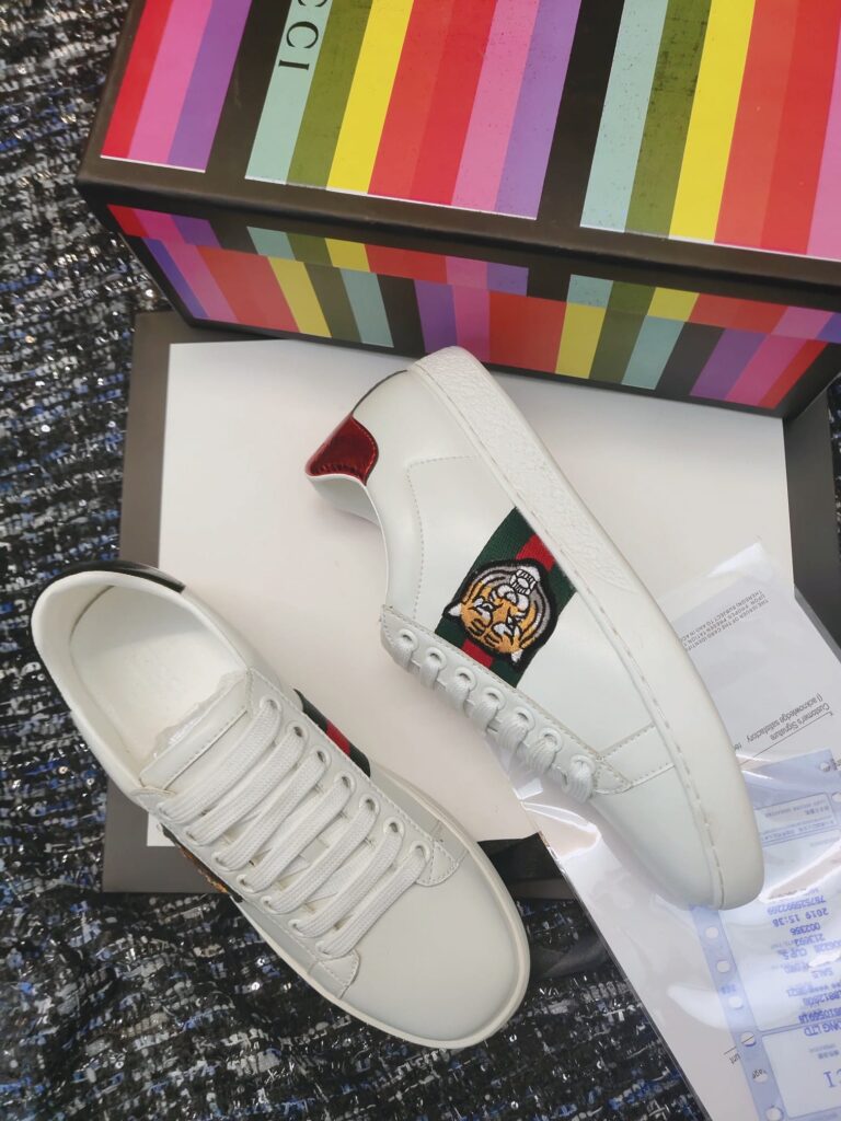 Gucci Ace Embroidered Tiger Sneaker 457132 A38G0 9064 - Image 7