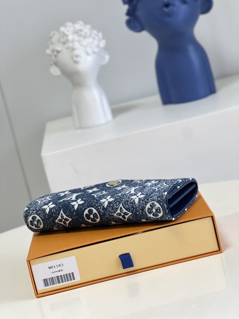 Louis Vuitton Sarah Wallet Navy Blue M81183 - Image 3