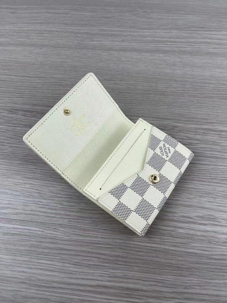 Louis Vuitton Enveloppe Pixel Card Holder Grey And White M63801 - Image 3