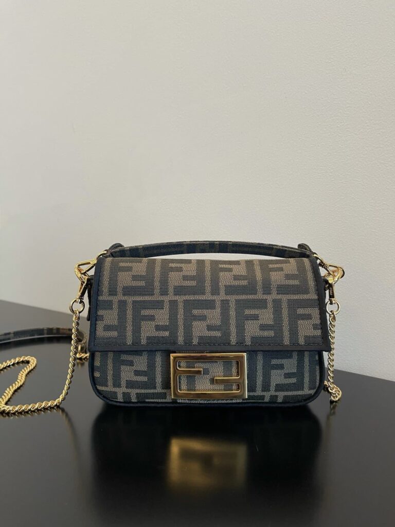 Fendi Mini Baguette Brown 8Bs017A6V5F17U4 - Image 2