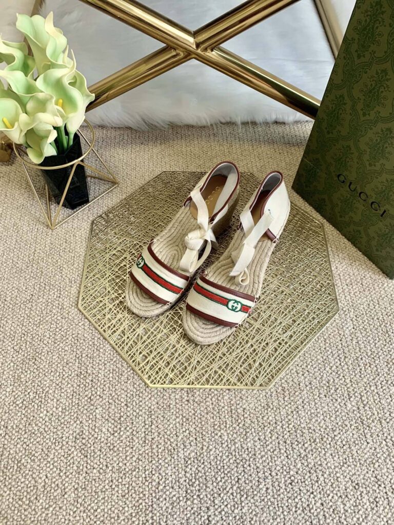 Gucci Women'S Platform Espadrille Sandals 652895 - Image 3