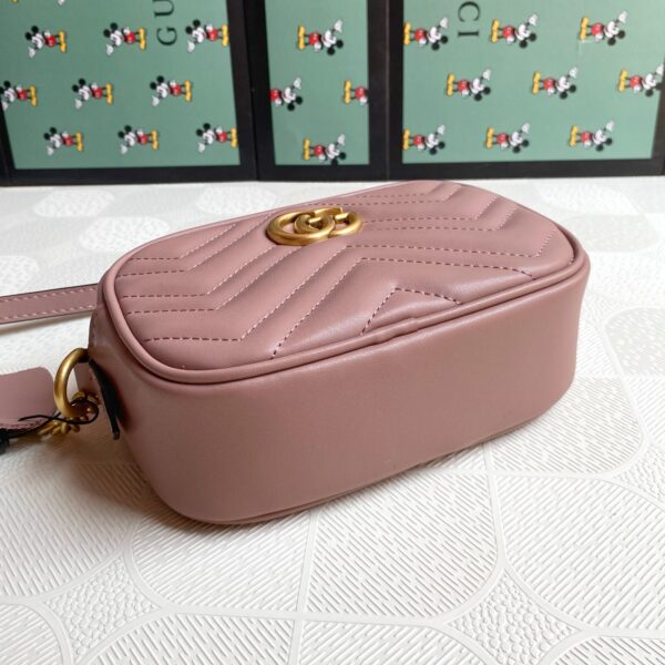 Gucci Marmont Small Matelasse Shoulder Bag 447632 Dtd1T 5729 - Image 4