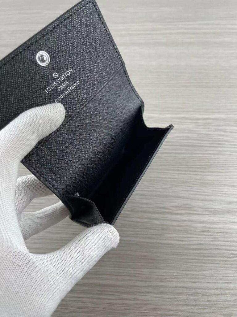 Louis Vuitton Enveloppe Card Holder Black M63801 - Image 4